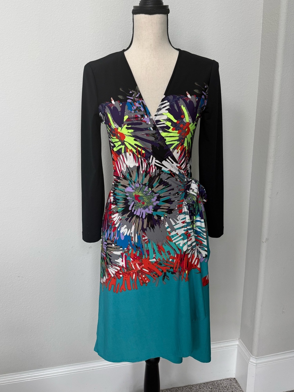 Mother’s Day BOGO Free! BCBGMaxAzria Long-Sleeve Floral Print Wrap Dress